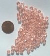 100 6mm Bicone Pink